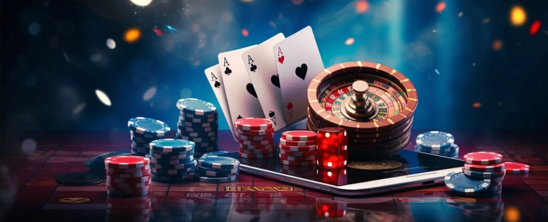 Phmacao Casino background with vibrant online gaming elements